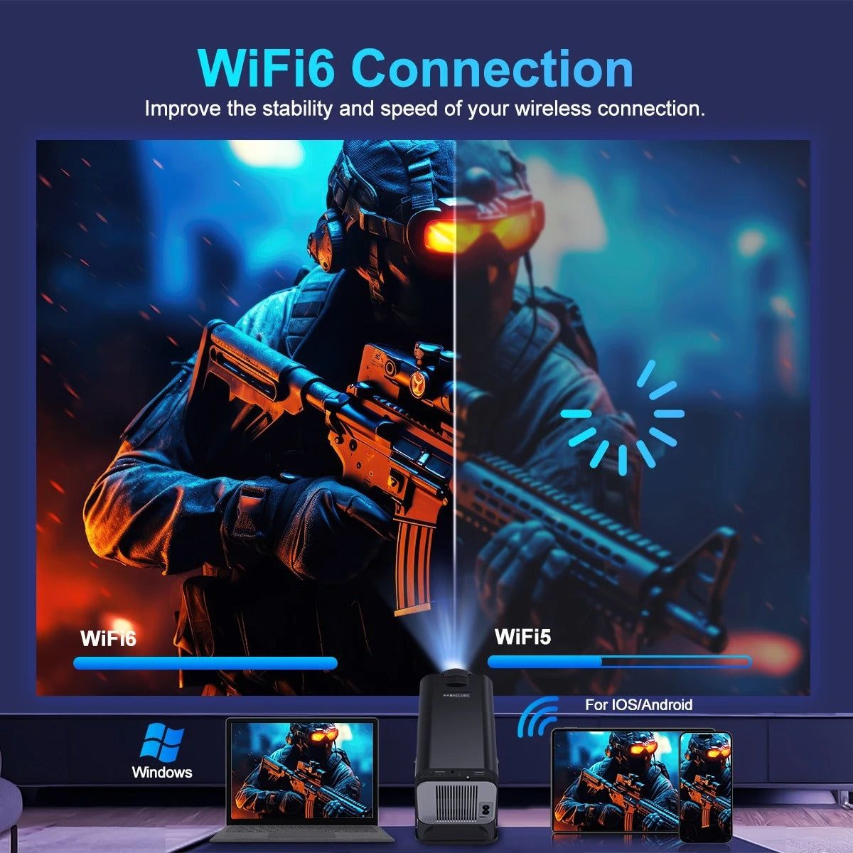 4K Wireless Projector