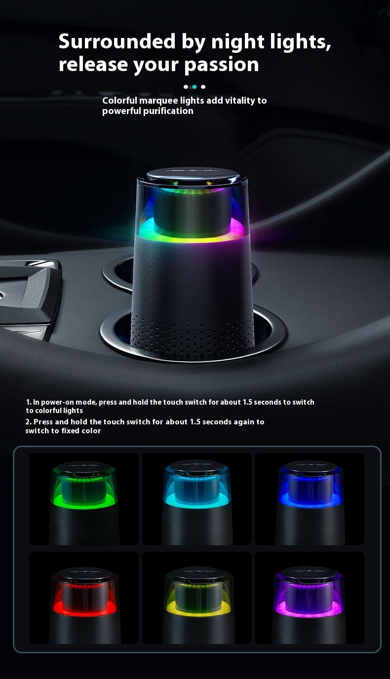 Car Air Purifier (Cup Holder)
