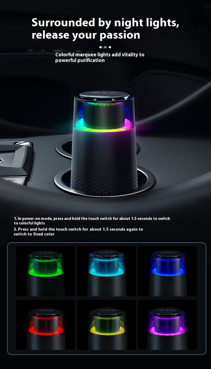 Car Air Purifier (Cup Holder)