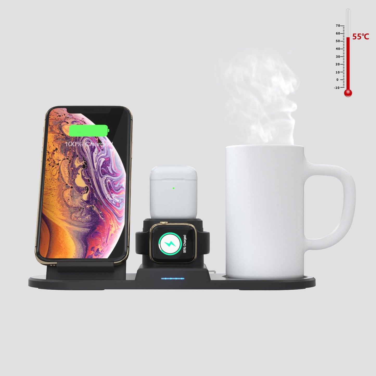 Wireless Charging Stand and Mug Warmer