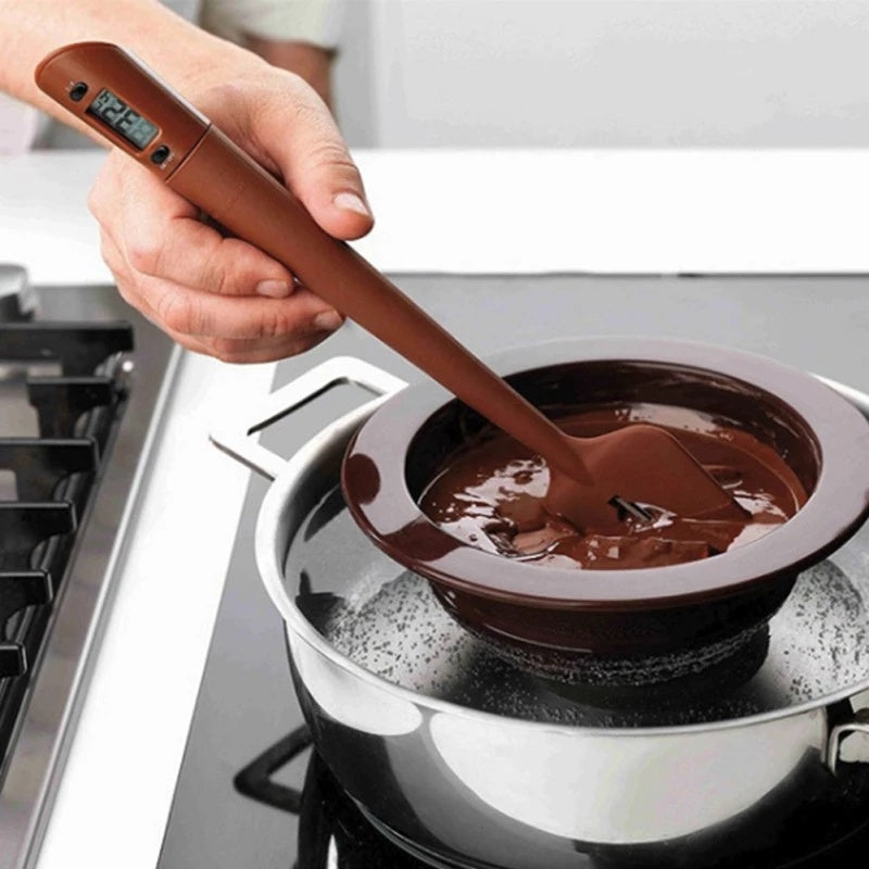 Digital Cooking Thermometer and Spatula