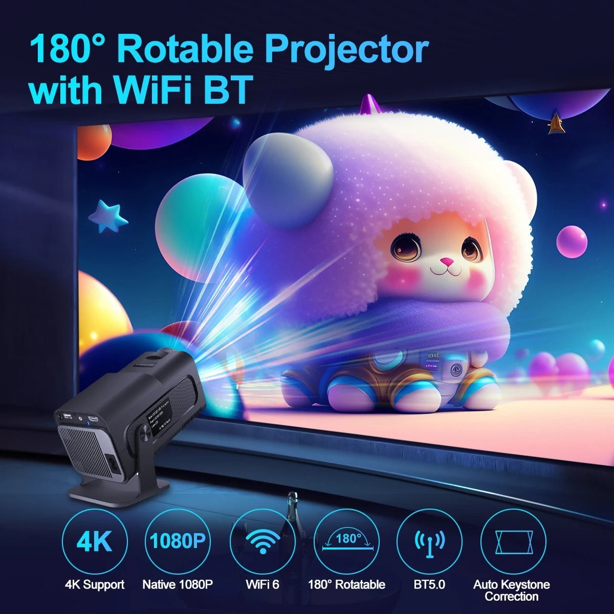 4K Wireless Projector