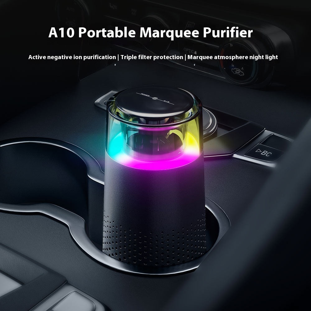 Car Air Purifier (Cup Holder)