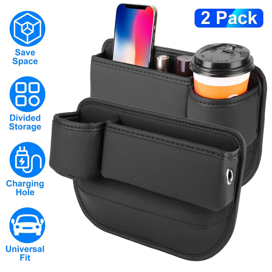 Car Seat Gap Filler (With Cup Holder and Organizer)