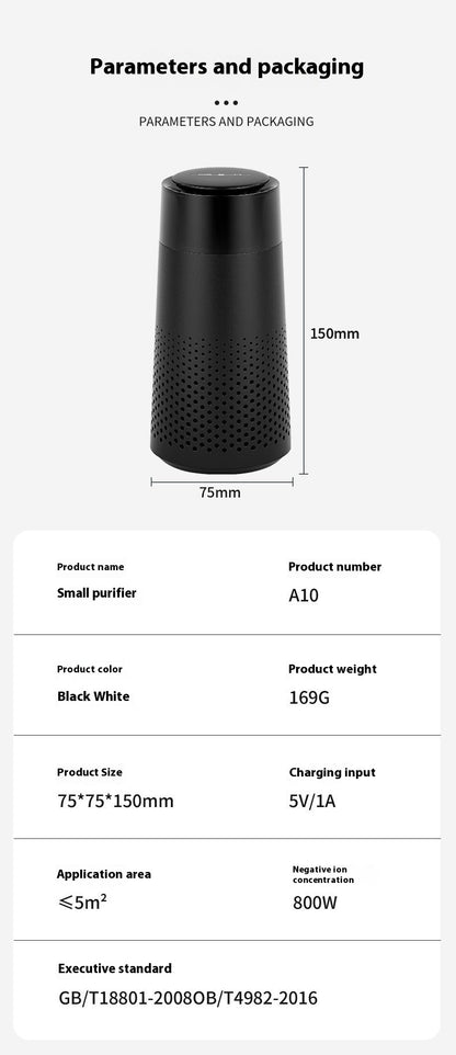 Car Air Purifier (Cup Holder)