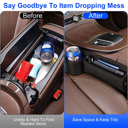 Car Seat Gap Filler (With Cup Holder and Organizer)